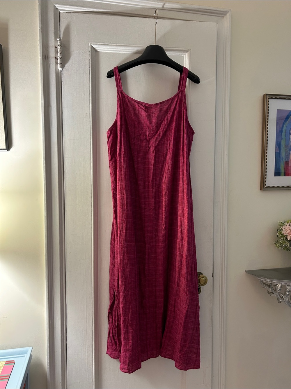 Eileen Fisher textured linen dress